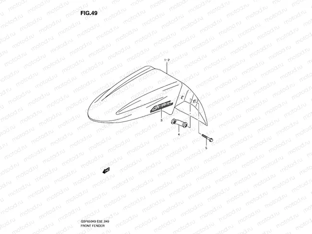 49 - FRONT FENDER