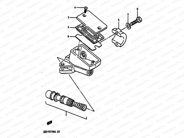 49 - FRONT MASTER CYLINDER