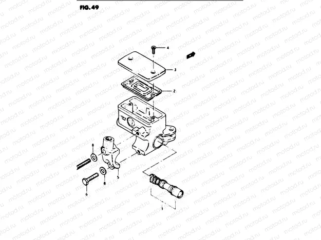 49 - FRONT MASTER CYLINDER