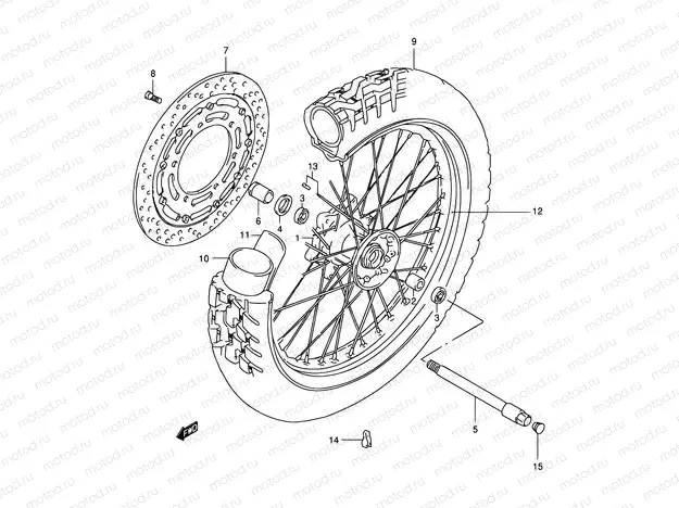 49 - FRONT WHEEL