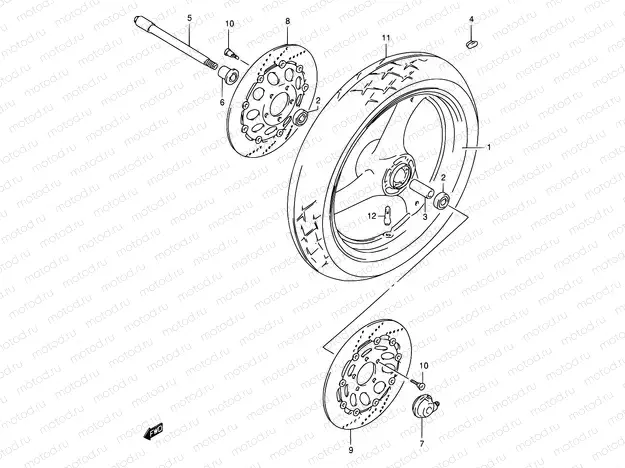 49 - FRONT WHEEL