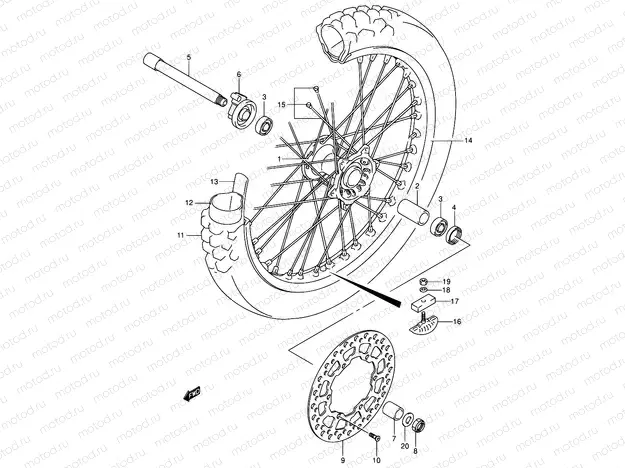 49 - FRONT WHEEL