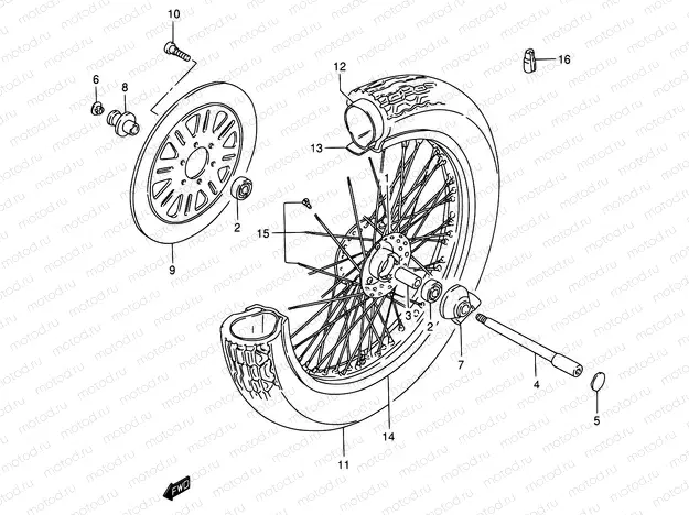 49 - FRONT WHEEL