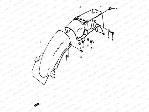 49 - REAR FENDER