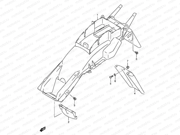 49 - REAR FENDER