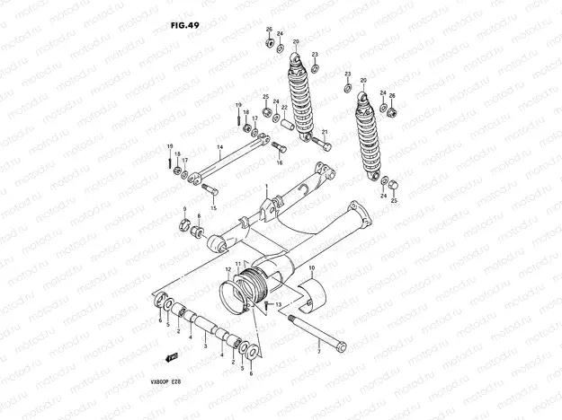 49 - REAR SWINGING ARM