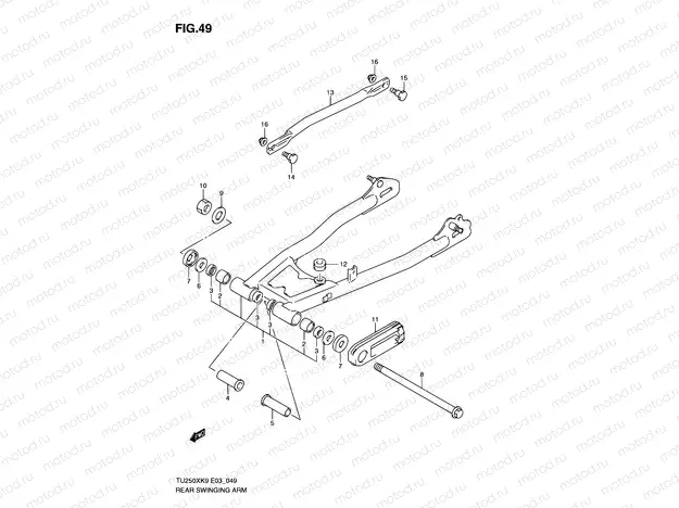 49 - REAR SWINGINGARM