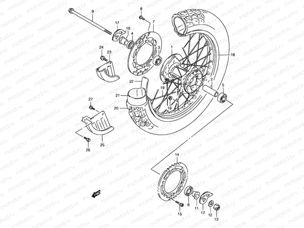 49 - REAR WHEEL