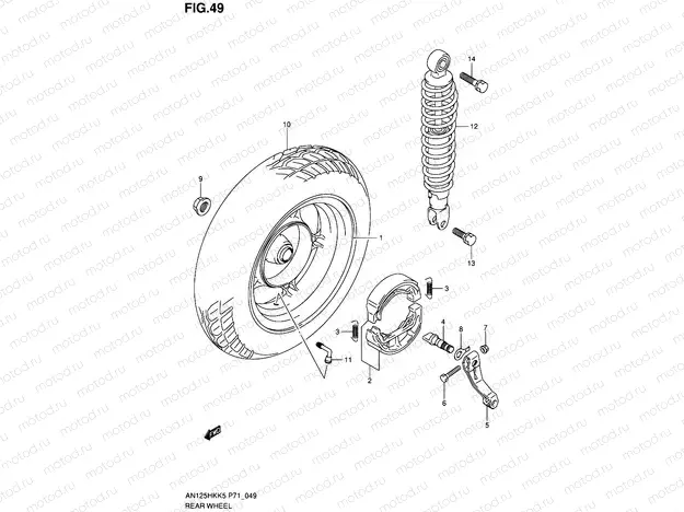 49 - REAR WHEEL