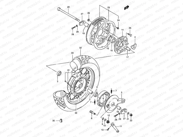 49 - REAR WHEEL