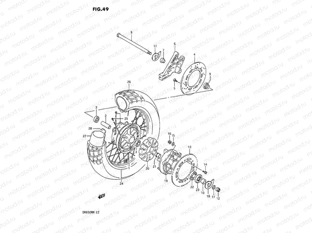 49 - REAR WHEEL