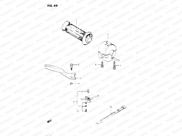 49 - RIGHT HANDLE SWITCH