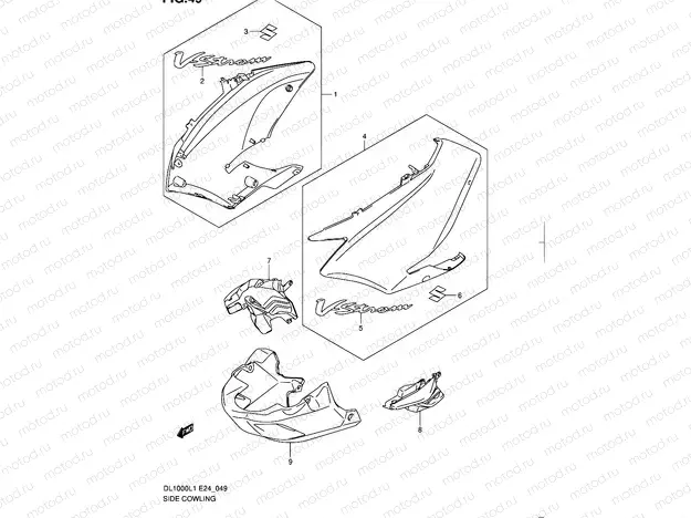 49 - SIDE COWLING