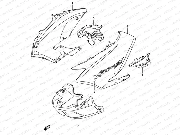 49 - SIDE COWLING (MODEL K2)