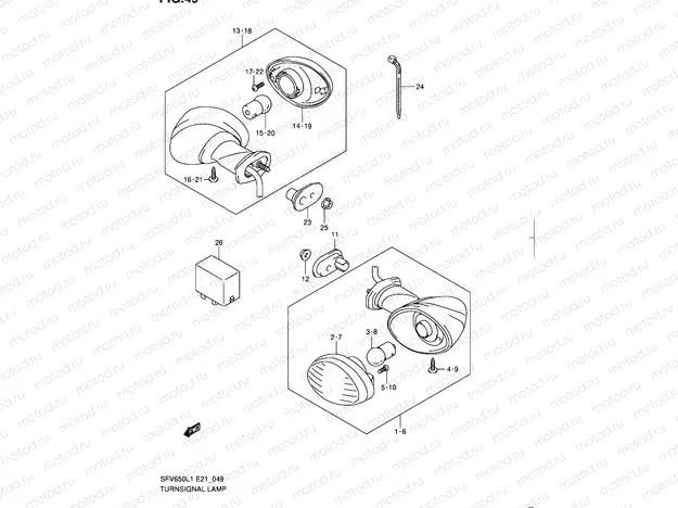 49 - TURNSIGNAL LAMP