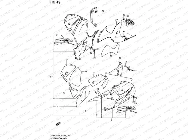 49 - UNDER COWLING