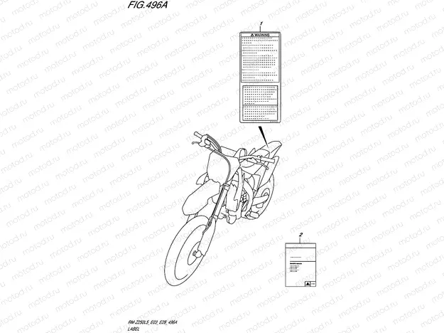 496A - LABEL (RM-Z250L5 E03)