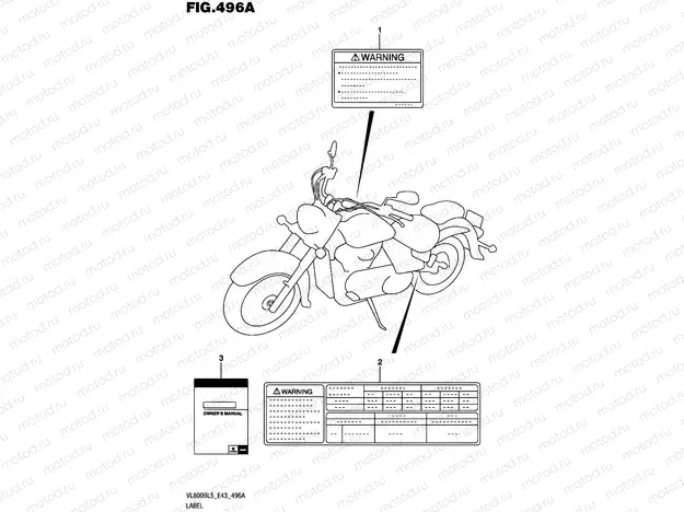 496A - LABEL (VL800TL5 E43)