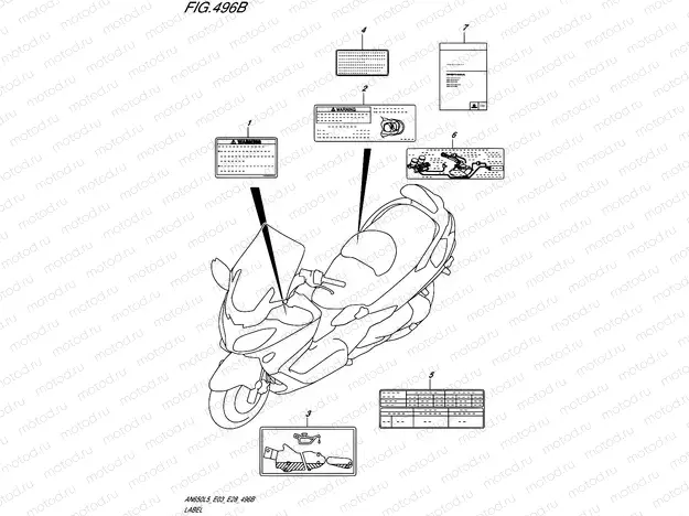 496B - LABEL (AN650L5 E33)