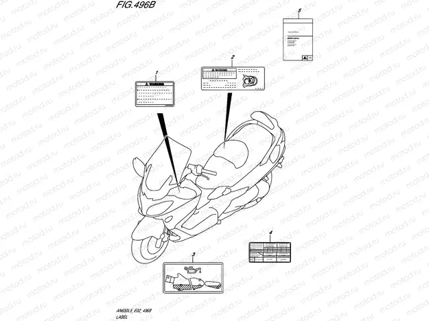 496B - LABEL (AN650ZL5 E02)