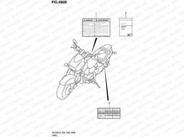 496B - LABEL (VZ1500L4 E28)