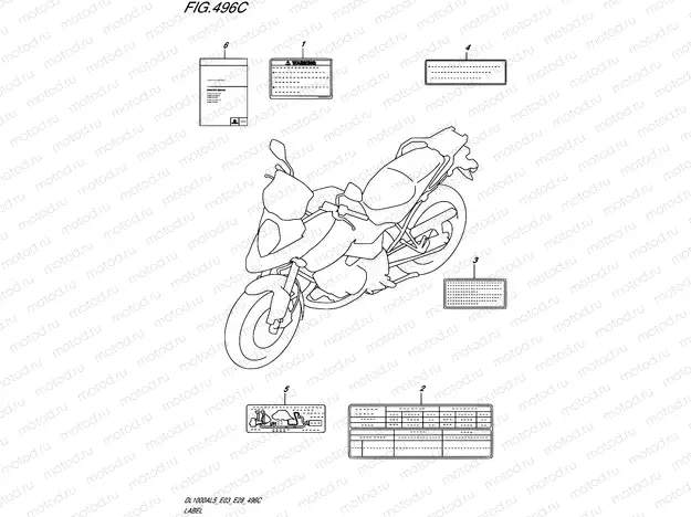 496C - LABEL (DL1000AL5 E33)