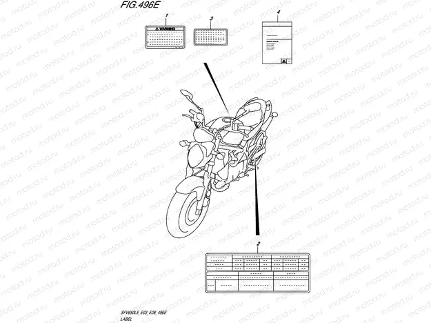 496E - LABEL (SFV650AL5 E33)