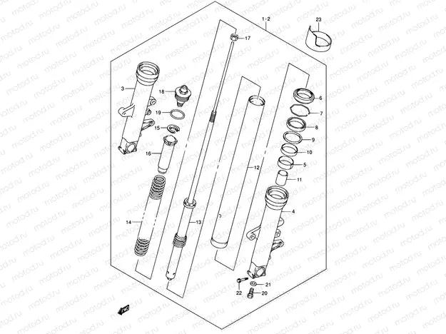 49A - FRONT DAMPER (MODEL K5)