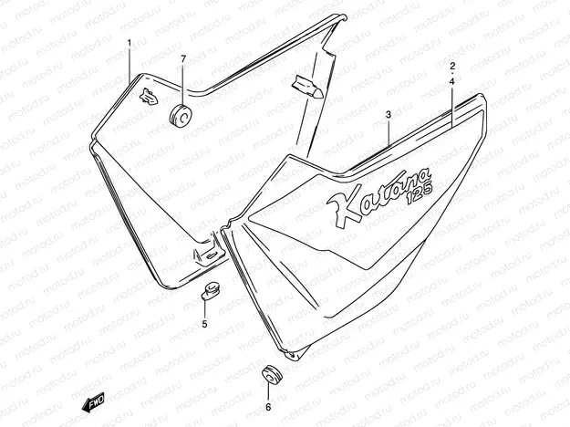 49B - FRAME COVER (MODEL R P37)