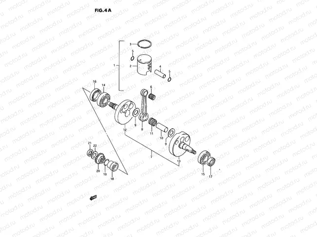 4A - CRANKSHAFT (MODEL J)