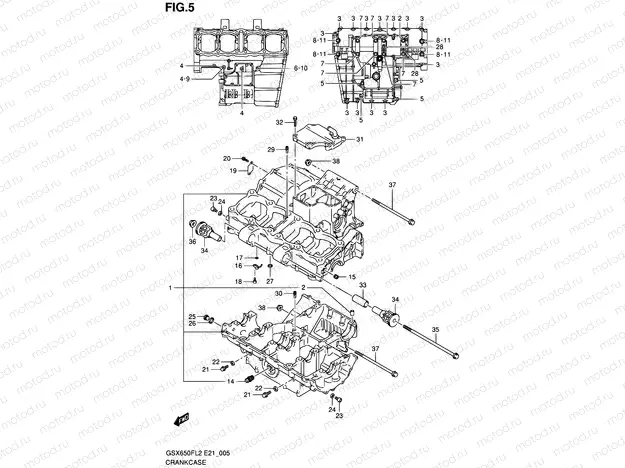 5 - CRANKCASE