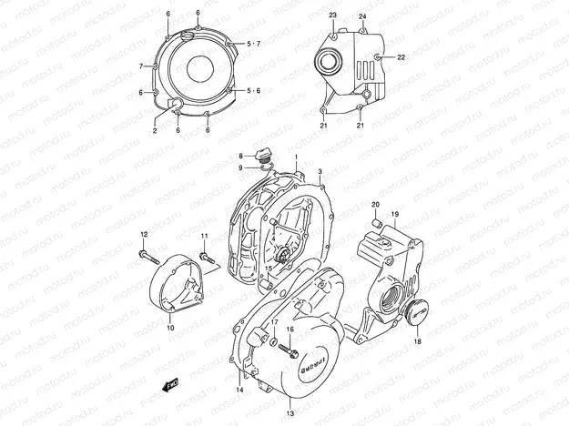 5 - CRANKCASE COVER