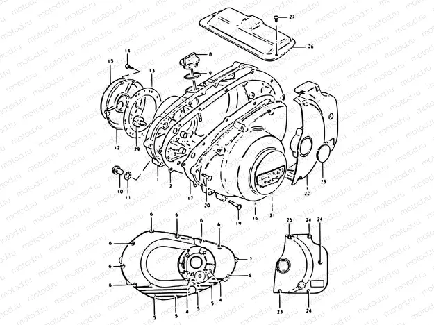 5 - CRANKCASE COVER