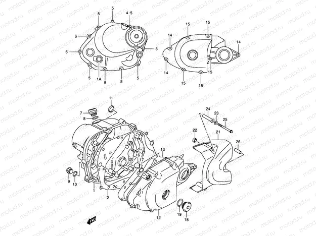 5 - CRANKCASE COVER