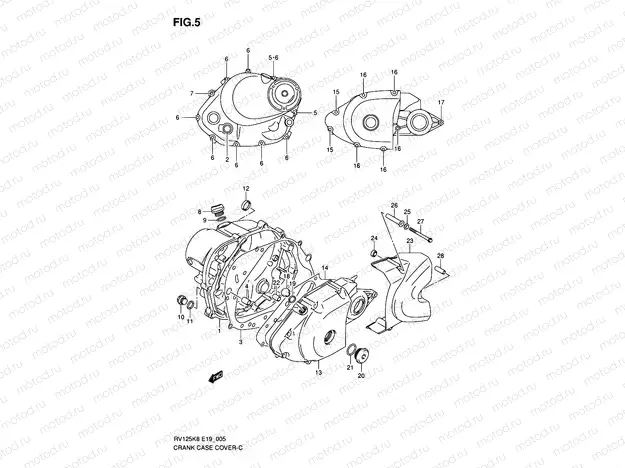 5 - CRANKCASE COVER
