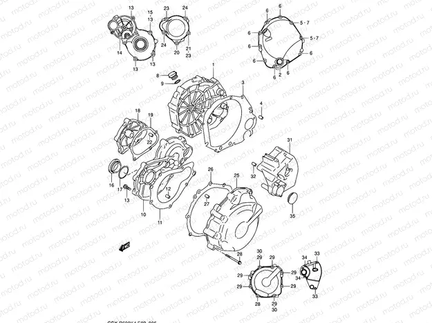 5 - CRANKCASE COVER