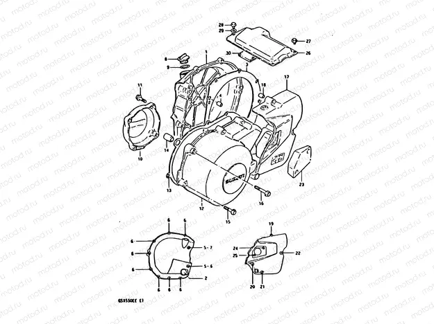 5 - CRANKCASE COVER