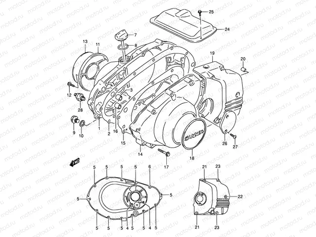 5 - CRANKCASE COVER