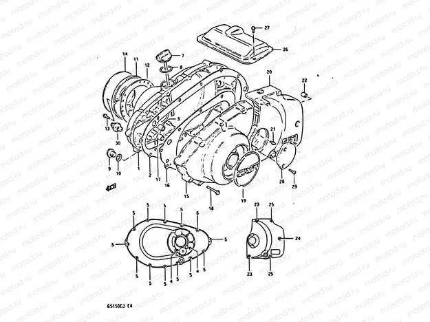 5 - CRANKCASE COVER