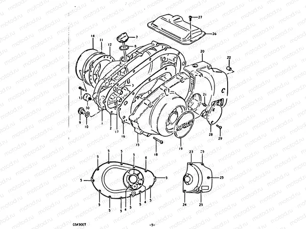 5 - CRANKCASE COVER