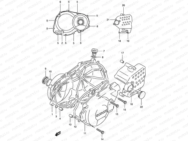 5 - CRANKCASE COVER