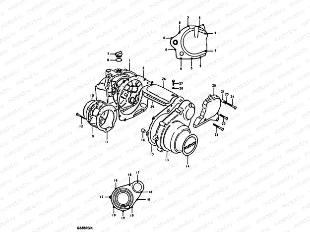 5 - CRANKCASE COVER