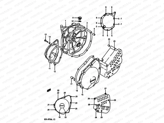 5 - CRANKCASE COVER
