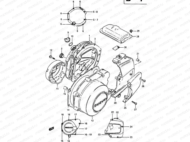 5 - CRANKCASE COVER