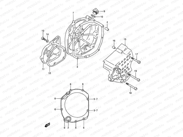 5 - CRANKCASE COVER