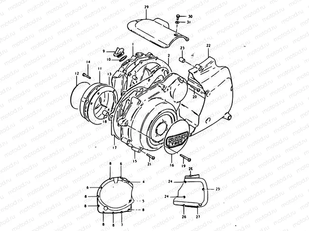5 - CRANKCASE COVER