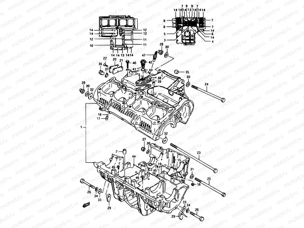 5 - CRANKCASE (~E.102247)