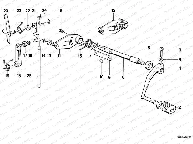 5-speed transmission shifting parts