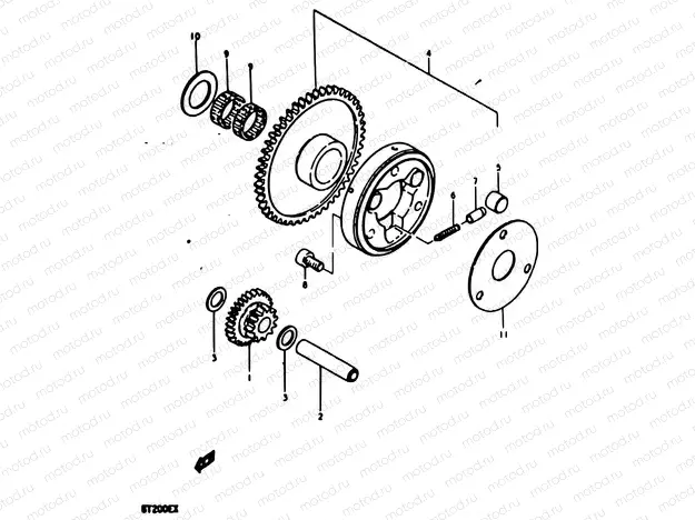 5 - STARTER CLUTCH