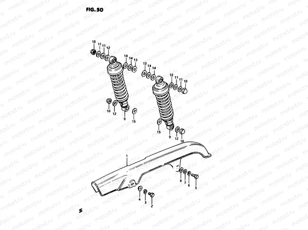50 - CHAIN CASE - SHOCK ABSORBER